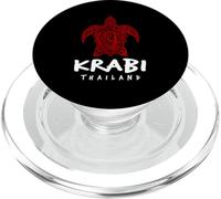 Krabi Tailandia Tribal Sea Turtle Island Beach Design PopSockets PopGrip para MagSafe