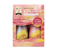 Kracie - Dear Beaute Himawari Gloss & Repair Oil In Shampoo & Conditioner Pair Set - 400ml + 400g