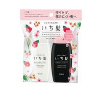 Kracie - Ichikami Smoothing Shampoo & Conditioner Mini Set - 1set(2artículos)
