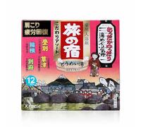 Kracie Tabi no Yado Kodawari Assort Aditivo para el baño 25 g x 12 sobres, sales de baño estilo onsen japonés, cuatro tipos (Kusatsu, Noboribetsu, Hakone, Beppu), fabricado en Japón