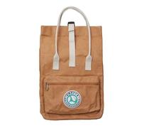 KRÄFTÄ SUSTAINABLE EXPERIENCE Mochila Ecológica Tela Washable Kraft Paper Modelo Urbano Altamente Resistente y Lavable (Marrón Ladrillo)