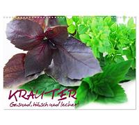 Kräuter - Gesund, hübsch und lecker (Wandkalender 2026 DIN A3 quer), CALVENDO Monatskalender: Gesundheit aus dem Kräutergarten