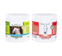 Kräuterhof Bálsamo de caballo (1 x refrescante y 1 x calentamiento extra fuerte) 2 x 500ml