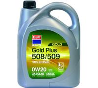 Krafft Aceite Motor Gold Plus 508/509 0W20, Lubricante Sintético Baja Viscosidad, 5L