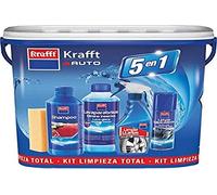Krafft Kit Limpieza Coche Interior y Exterior del Vehículo- 5 Componentes