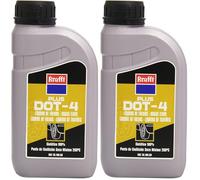 Krafft - Liquido Frenos Dot-4 Plus 500ml (Paquete de 2)