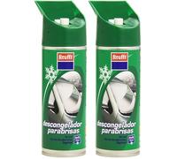 Krafft - Rascador Hielo Parabrisas y Spray Descongelador Parabrisas Coche 270 ml (Paquete de 2)
