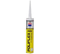 Krafft Sellador Adhesivo Poliflex - Masilla Poliuretano - Adhesivo de Montaje - Color Negro - 300 gr