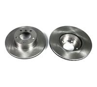 KRAFT AUTOMOTIVE 2x Disco de Freno Delantero Ø296mm Ventilado para BMW 5er E39