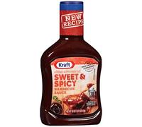 Kraft, BBQ Sauces, 18oz Bottle (Pack of 3) (Choose Flavor Below) (Sweet & Spicy)