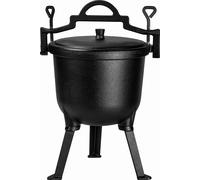 KRAFT DELE Cazo De Hierro Fundido Feuertopf 8L Dreibein Dutch Oven