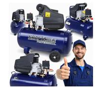 KRAFT DELE Compresor 50L 8bar 2,8kW Compresor De Pistón Para Taller
