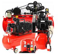 KRAFT DELE Compresor De Aire 200 L 3 Cilindros 720 L/min 8 Bar Taller