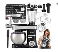KRAFT DELE KD4164 6L 2200W Amasadora, Batidora y Fleischwolf