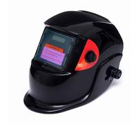 Kraft&Dele KD849 careta soldar automática electrónica - máscara de soldar auto oscurecible DIN9-13, filtro UV/IR DIN16, casco soldadura ligero 470g, ajuste de sensibilidad y retardo, visor 94x37mm