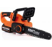 KRAFT DELE Sierra De Cadena Inalámbrica 12" Motosierra 21V 2x Batería