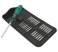 Kraftform Kompakt Trinquete Destornillador Y Brocas Juego,15 Pieza - 05051061001