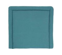 KraftKids Cambiador en muselina azul nilo, 85 x 75 cm (ancho x profundidad), cojín cambiador MUD112-85, 85 x 75 cm