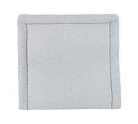 KraftKids Cambiador en muselina gris diente de león, 85 x 75 cm
