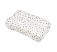 KraftKids Funda de almohada para dormir adecuada para Blackroll Recovery Pillow, 30 × 50 × 11 cm, muselina ramas marrón de 100% algodón, hipoalergénica, lavable, hecha a mano UE