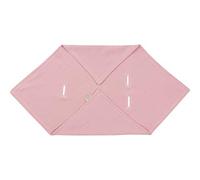 KraftKids Manta para capazo de muselina rosa, 75 x 75 cm, manta de bebé de muselina ligera y práctica para los días calurosos en verano