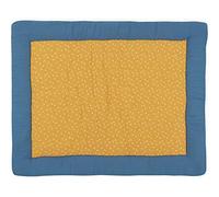 KraftKids Manta para gatear, muselina, color amarillo, con diseño de diente de león, acolchada, de algodón de alta calidad, 100 x 135 cm