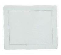 KraftKids Manta para gatear, muselina, puntos dorados sobre verde, manta acolchada de algodón de alta calidad, 100 x 135 cm