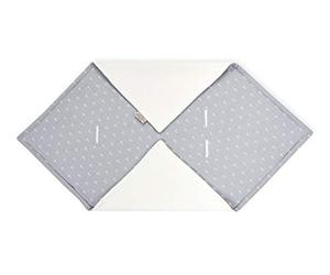 KraftKids - Manta para portabebés, diseño de ancla, color gris