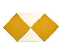 KraftKids Manta para silla de bebé en doble crepé amarillo, 100 x 100 cm, manta de forro polar suave y cálida