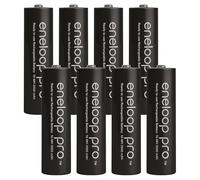 Kraftmax Panasonic Pro XX AA/Mignon - Pilas Recargables (8 Unidades, 2550 mAh, Ni-Mh, en Caja kraftmax V5)