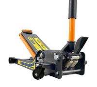 Kraftwelle 5T Profi Gato hidráulico de carretilla automotriz plano azul (profundidad de inserción 75 mm, altura máxima 620 mm, capacidad de carga 5000 kg)