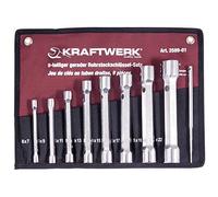 KRAFTWERK 2589-01 - Juego 9 llaves tubo 2 bocas 6-22mm/pas.