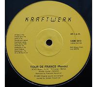 Kraftwerk - Kraftwerk Tour De France (Remix) Yellow Label UK 45 7" single +Picture Sleeve