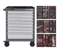 Kraftwerk Tools 102.118.101 Carro de taller BT700 8 Cajones 143 pzas.