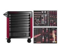 Kraftwerk Tools 102.417.001 PRO LINE Carro de taller PT800 7 Cajones 103 pzas.