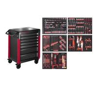 Kraftwerk Tools 102.417.006 PRO LINE Carro de taller PT800 7 Cajones 274 pzas.