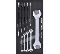 Kraftwerk Tools 105.301.029 Juego de llaves de horquilla 10 piezas. Inlay 20x40