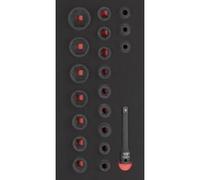 Kraftwerk Tools 105.401.028 Llaves de impacto 1/2" 20 uds. Inlay 20x40