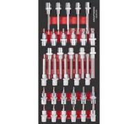 Kraftwerk Tools 105.401.032 PRO LINE EVA3 Juego de llaves de vaso de 1/2" 20x40 33 piezas.