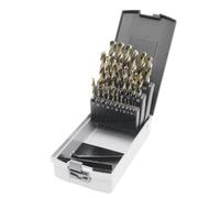 Kraftwerk Tools 13905 25-pazs. Set de brocas helicoidales HSSE-Co 5 Ø 1-13/0.5 mm