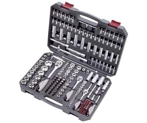 Kraftwerk Tools 204.104.800 Juego de llaves de vaso, Basic, 1/4"+3/8"+1/2", 200 pzas.