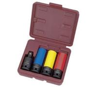 Kraftwerk Tools 3083 4-pzs.1/2" Set vasos de impacto, alum.