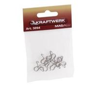 Kraftwerk Tools 3094 10 clips magnéticos MAGALU 1/4"