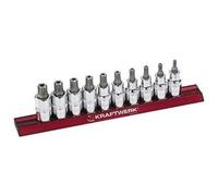 Kraftwerk Tools 329099 10-pzs. Set vasos-punta RIBE segur. 1/2"