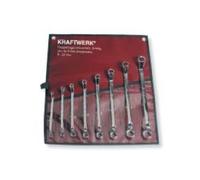 Kraftwerk Tools 3497 Set 8 llav.estr.plana 2 bocas 6-22 mm