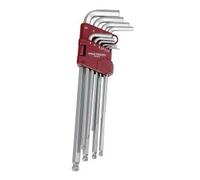 Kraftwerk Tools 3604 Set llaves hex. bola macho XXL, 10-pzs.