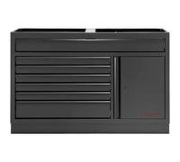 Kraftwerk Tools 3964-02-W-BLK MOBILIO cajón 1360 mm 7 cajones 1 puerta BLK