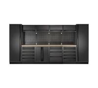 Kraftwerk Tools 3964C-BLK-EX MOBILIO-EX BLK Mueble modular 6 elementos, Haya