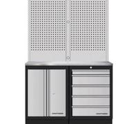 Kraftwerk Tools 3964K-S5-WIX Mobilio 2 combi pared perforada acero inoxidable, 5 cajones