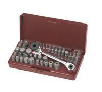 Kraftwerk Tools 4072 55pzs. 1/4"+5/16" Set TRIBIT